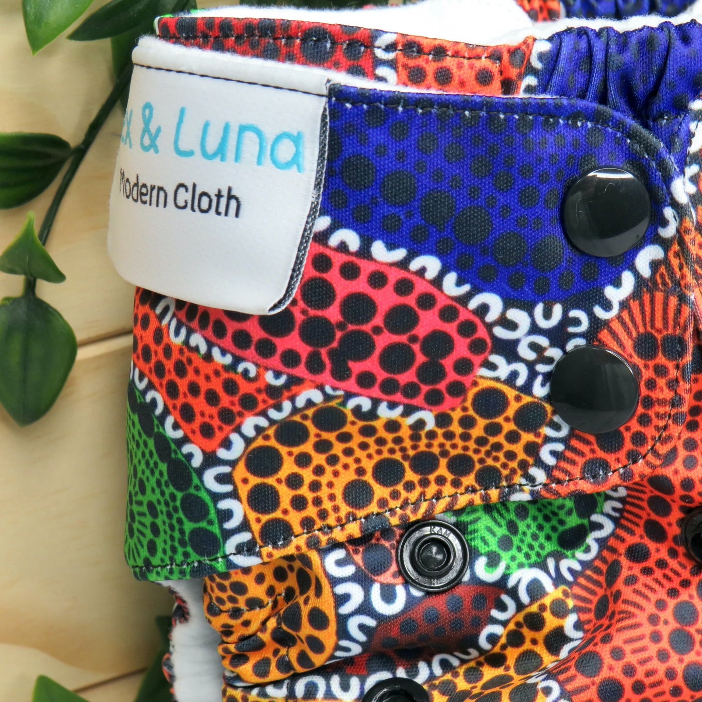 School Days - Double Row Cloth Nappy