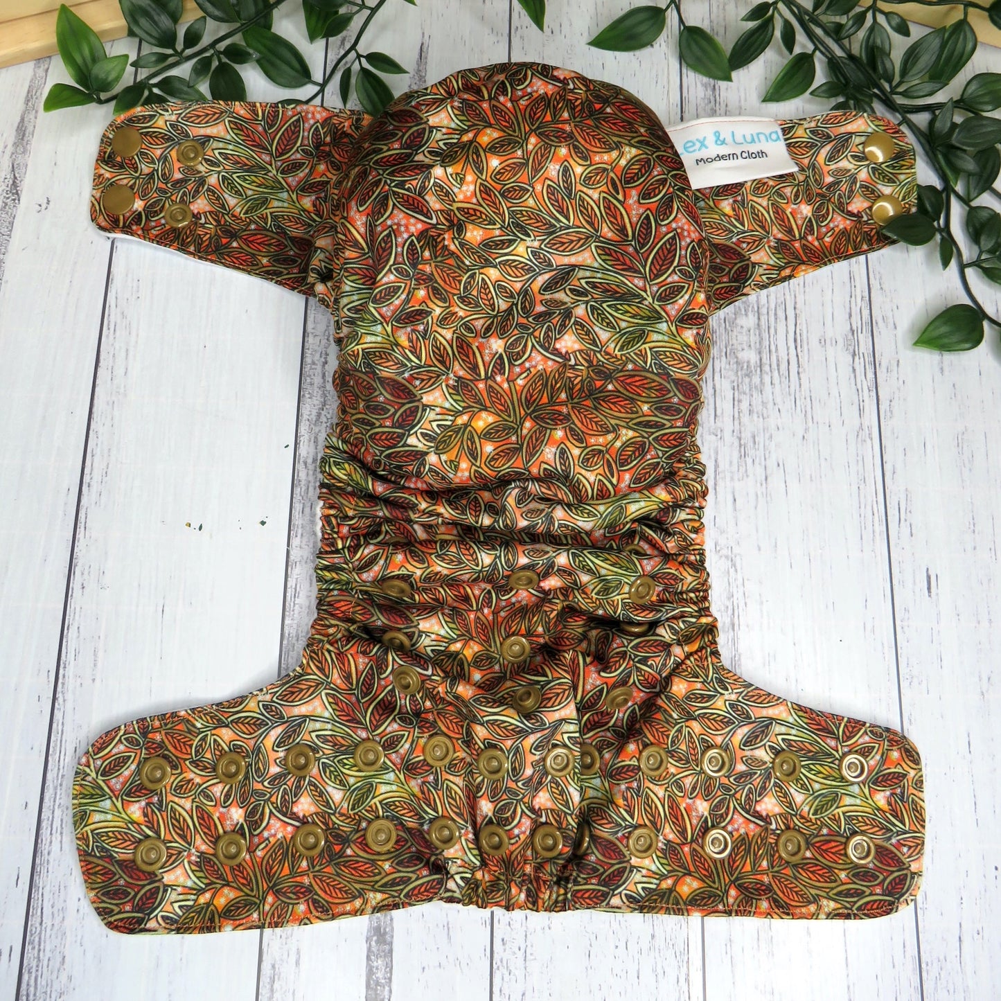 Wattle - Double Row Cloth Nappy