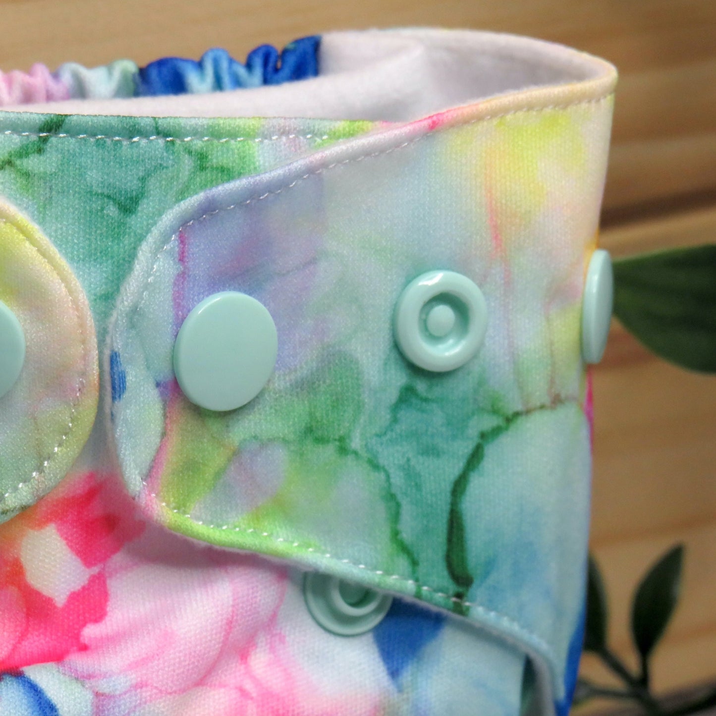 Ink Blobs - Newborn Cloth Nappy