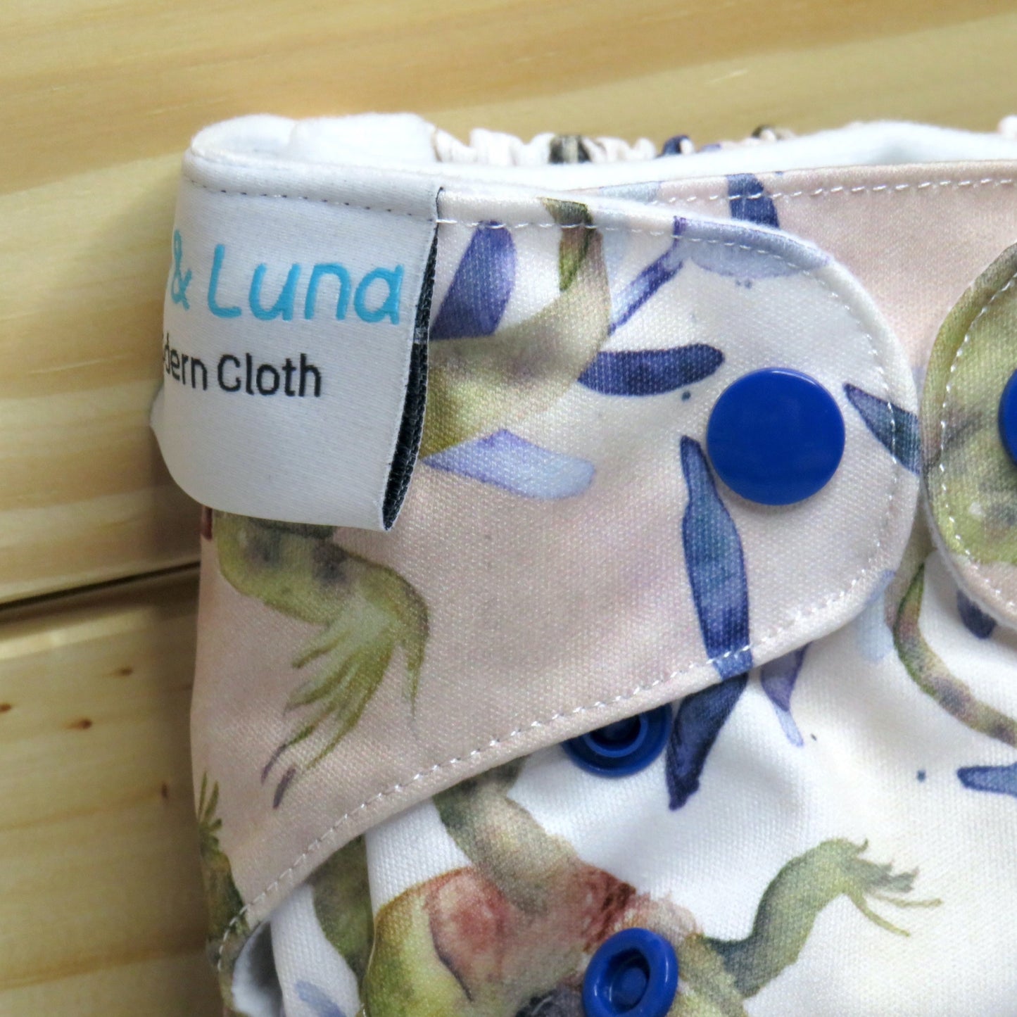 Feisty Lizards - Newborn Cloth Nappy