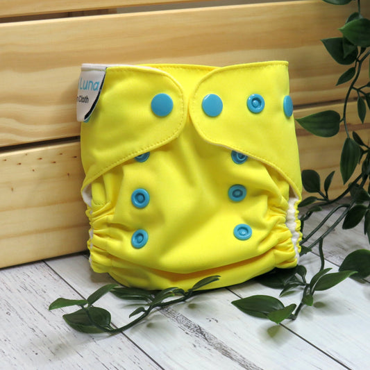 Yellow Lex - Newborn Cloth Nappy
