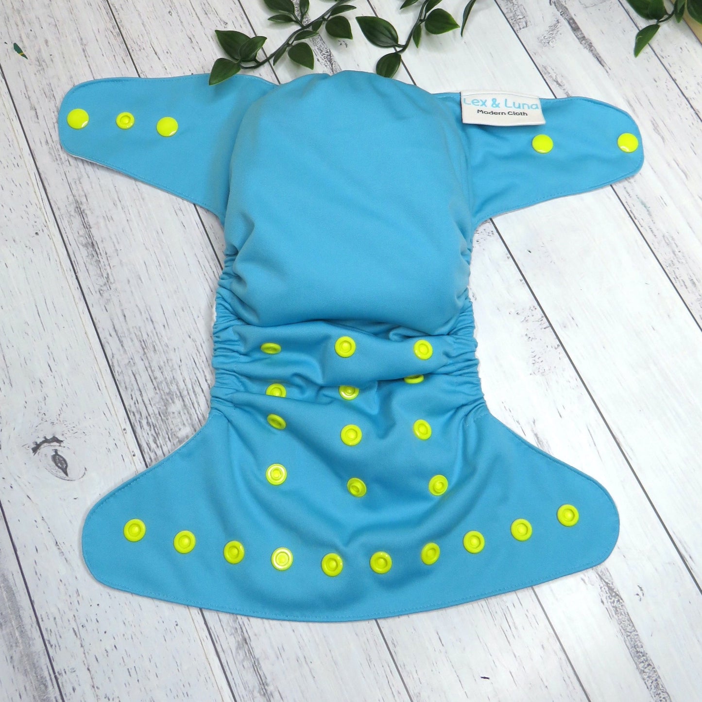 Luna Blue - Single Row Cloth Nappy