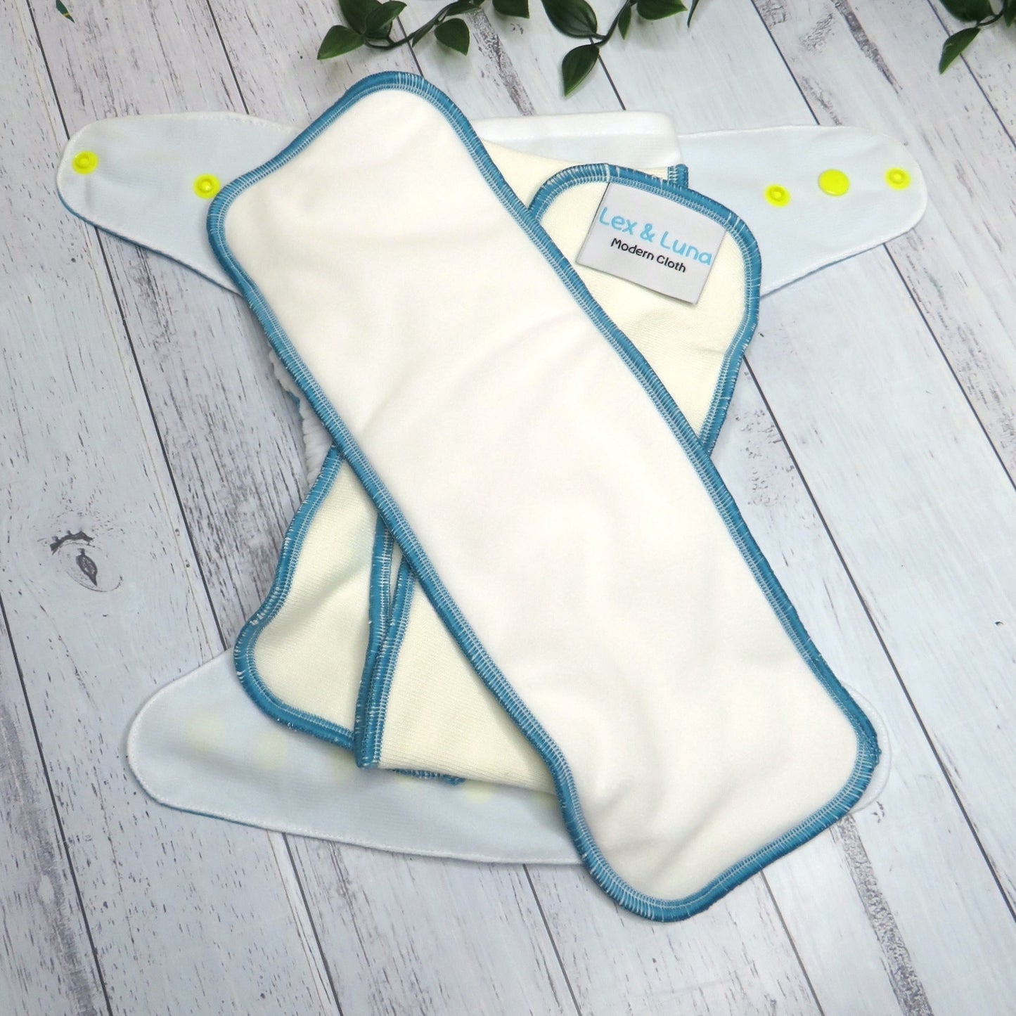 Luna Blue - Single Row Cloth Nappy