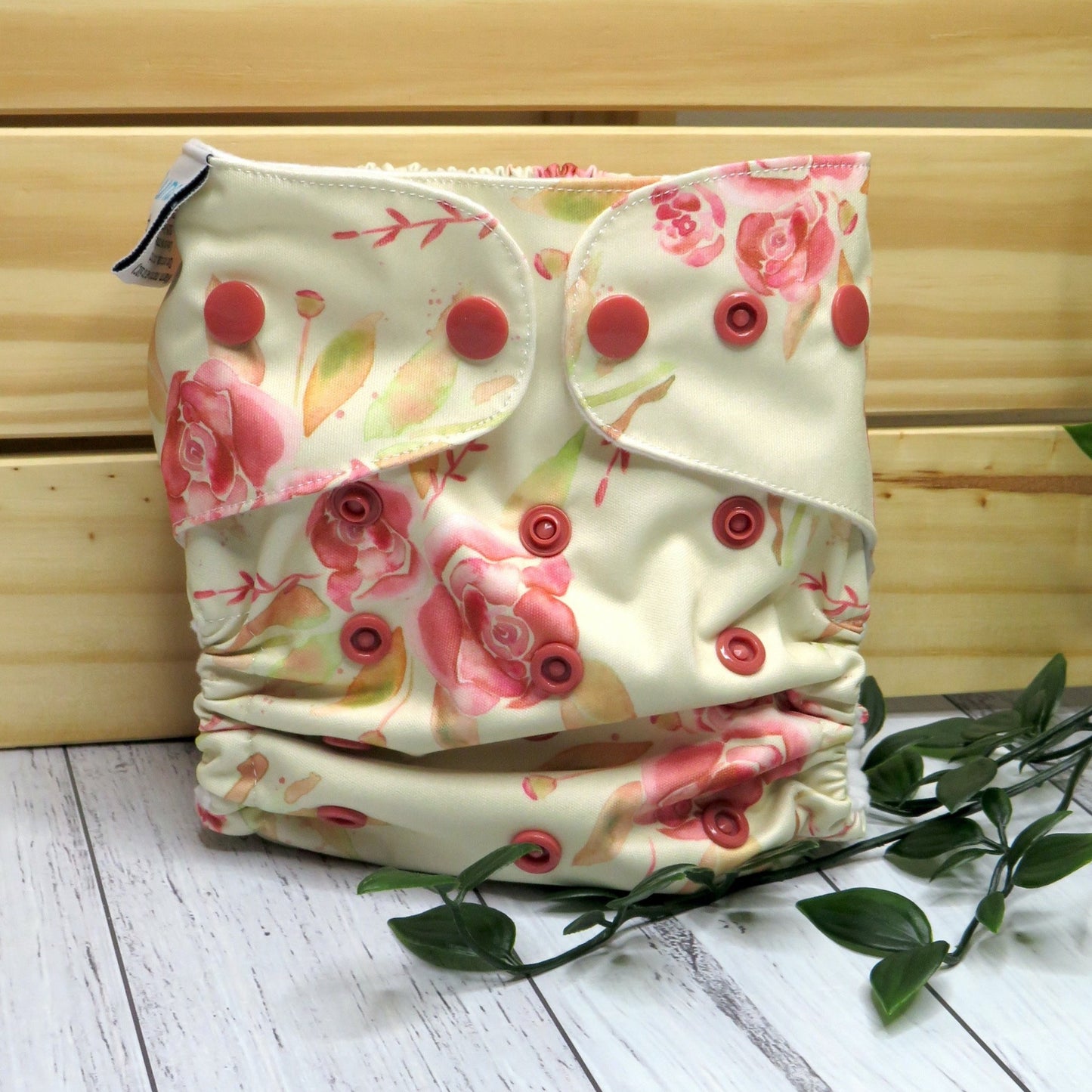Vintage Blooms - Single Row Cloth Nappy