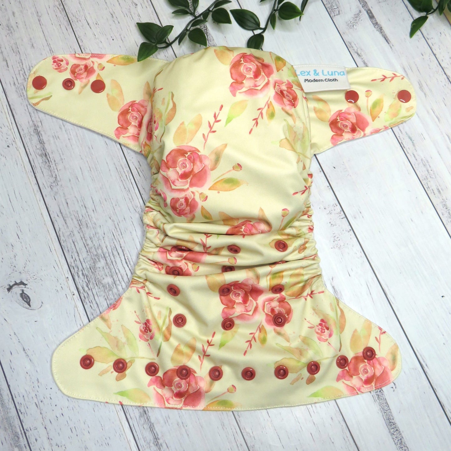 Vintage Blooms - Single Row Cloth Nappy
