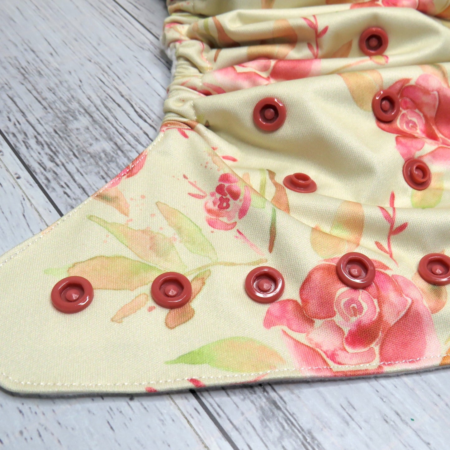 Vintage Blooms - Single Row Cloth Nappy