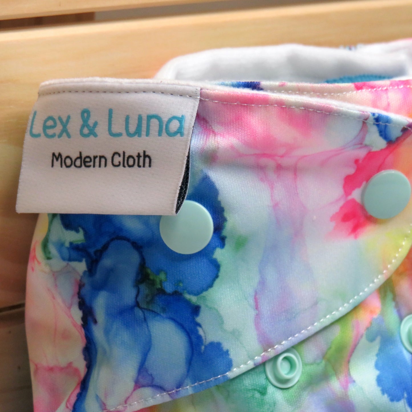 Ink Blobs - Single Row Cloth Nappy