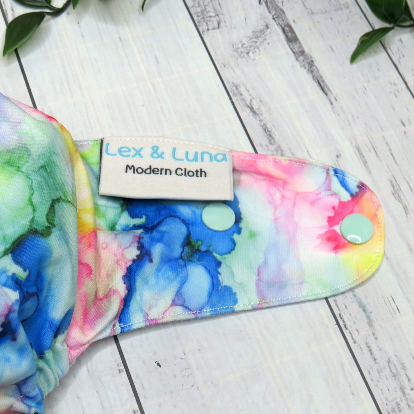 Ink Blobs - Single Row Cloth Nappy