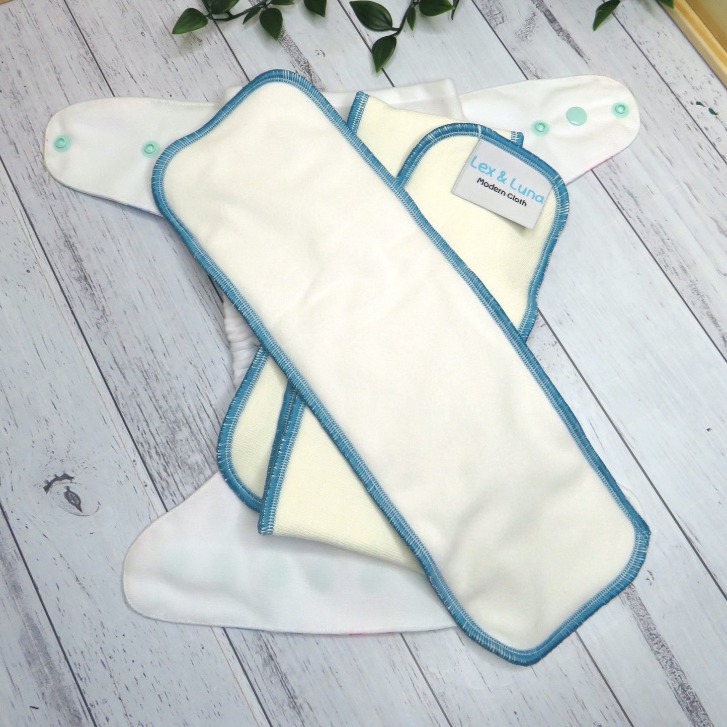 Ink Blobs - Single Row Cloth Nappy