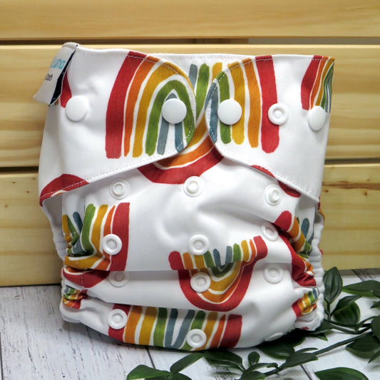 Rainbow of Hope - Single Row Cloth Nappy