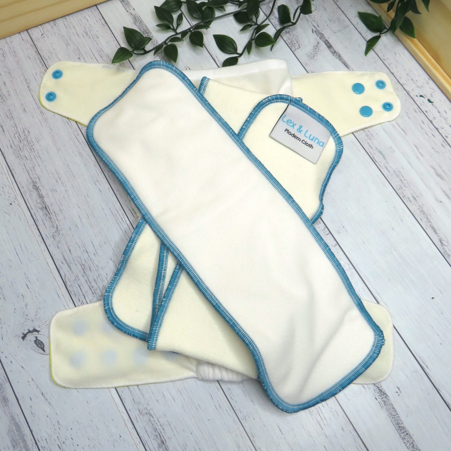 Yellow Lex - Double Row Cloth Nappy