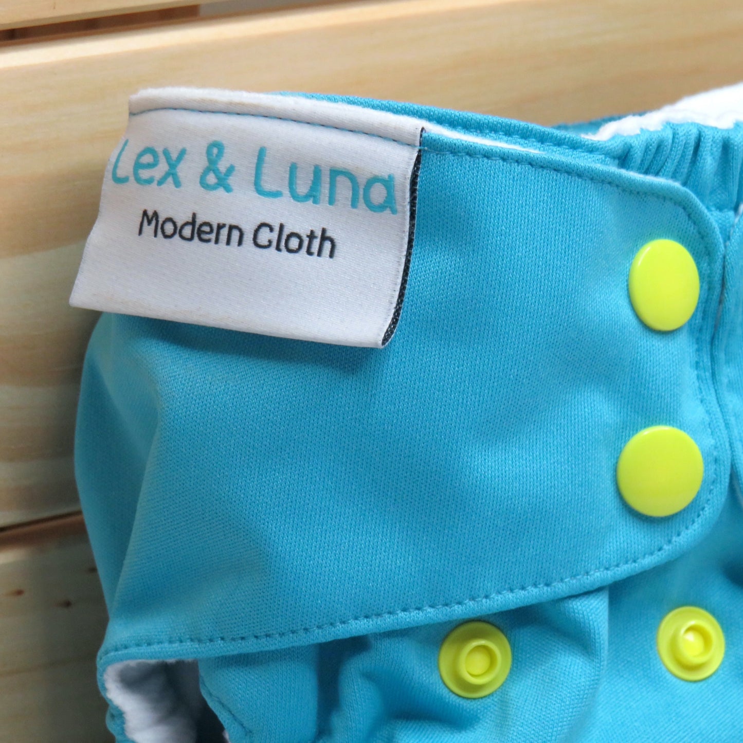 Luna Blue - Double Row Cloth Nappy