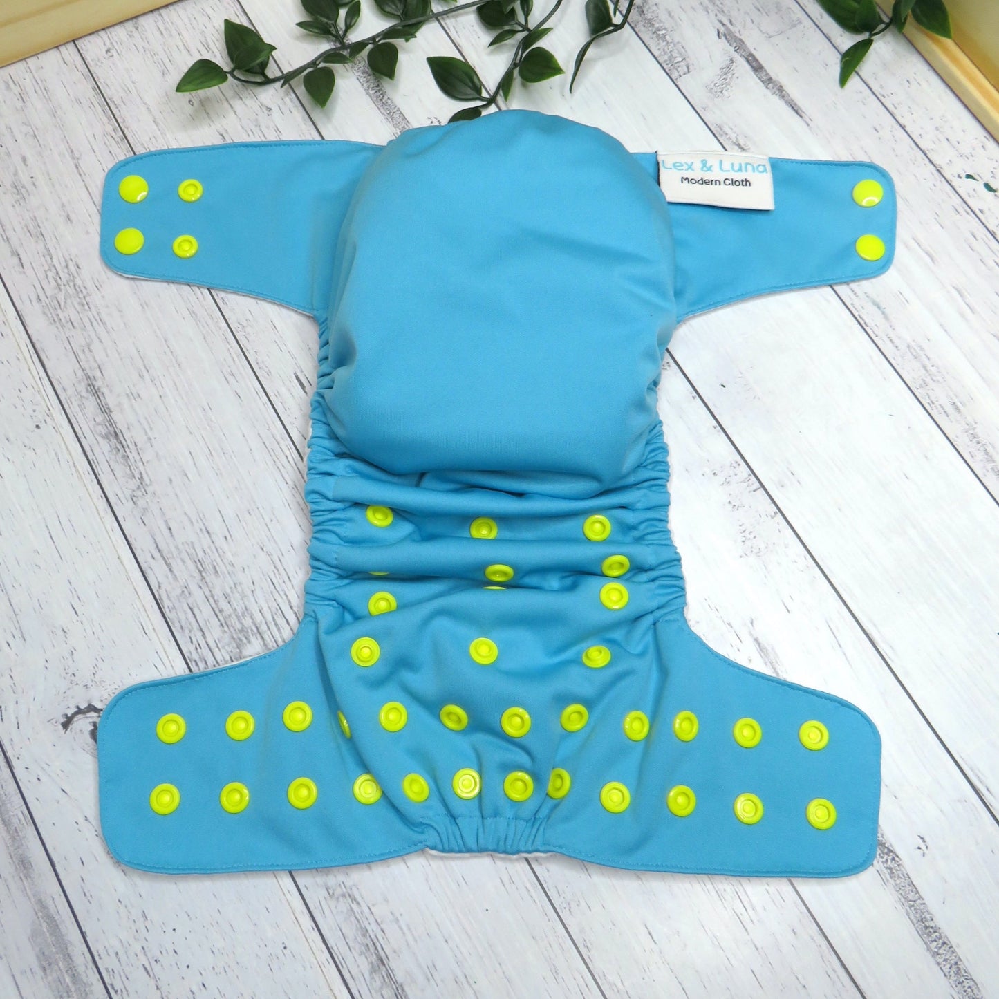 Luna Blue - Double Row Cloth Nappy