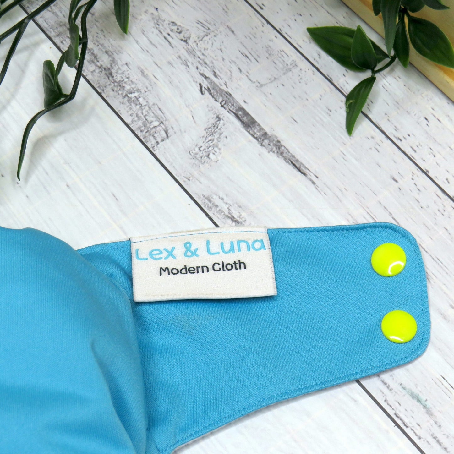 Luna Blue - Double Row Cloth Nappy