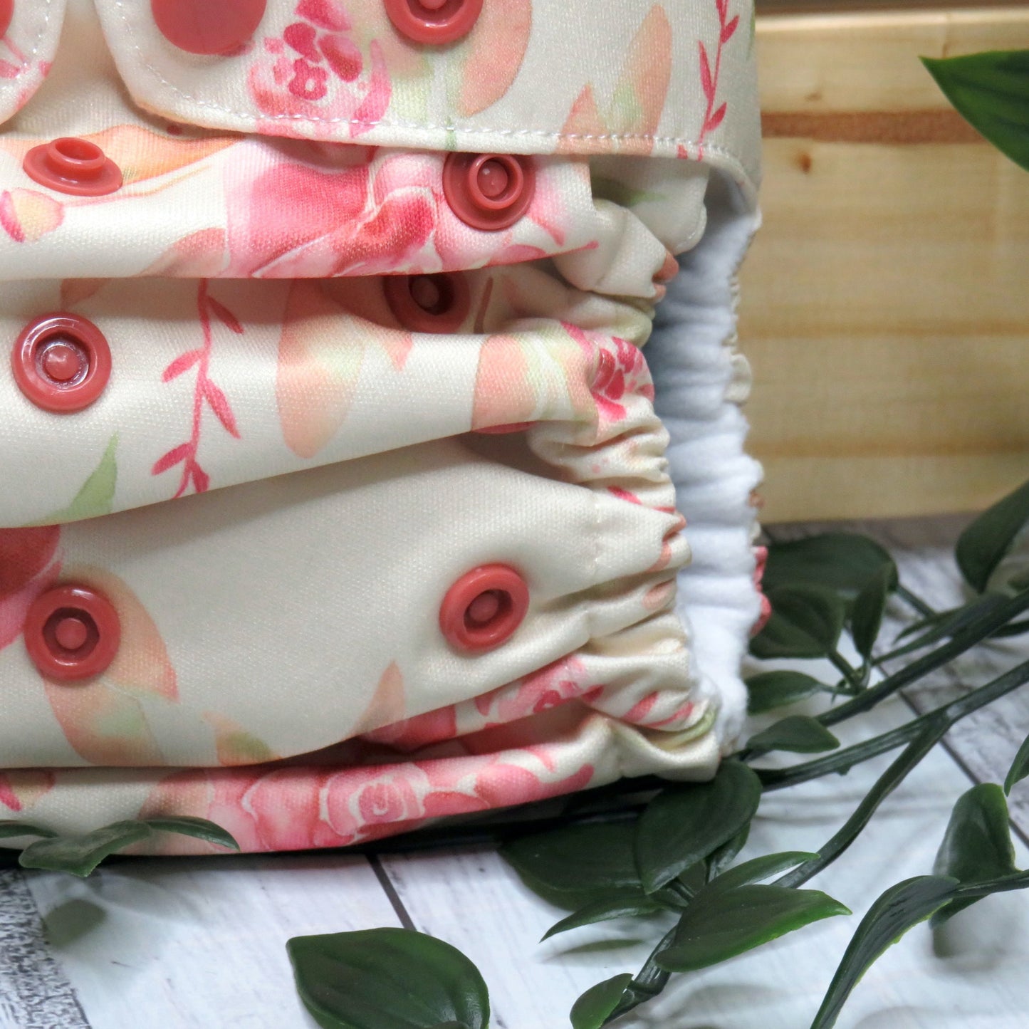 Vintage Blooms - Double Row Cloth Nappy