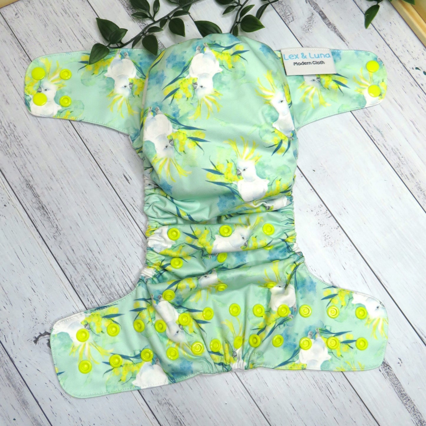 For Wattle - Double Row Cloth Nappy