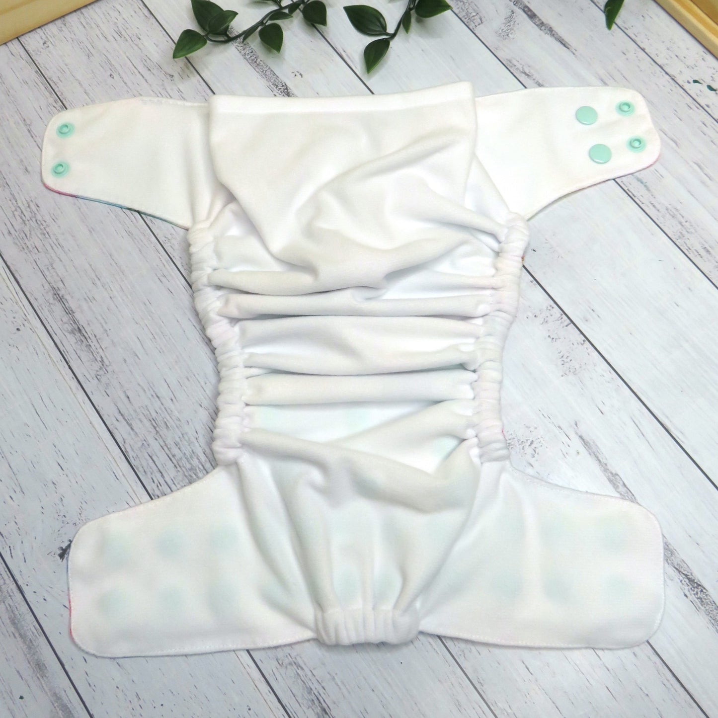 Ink Blobs - Double Row Cloth Nappy