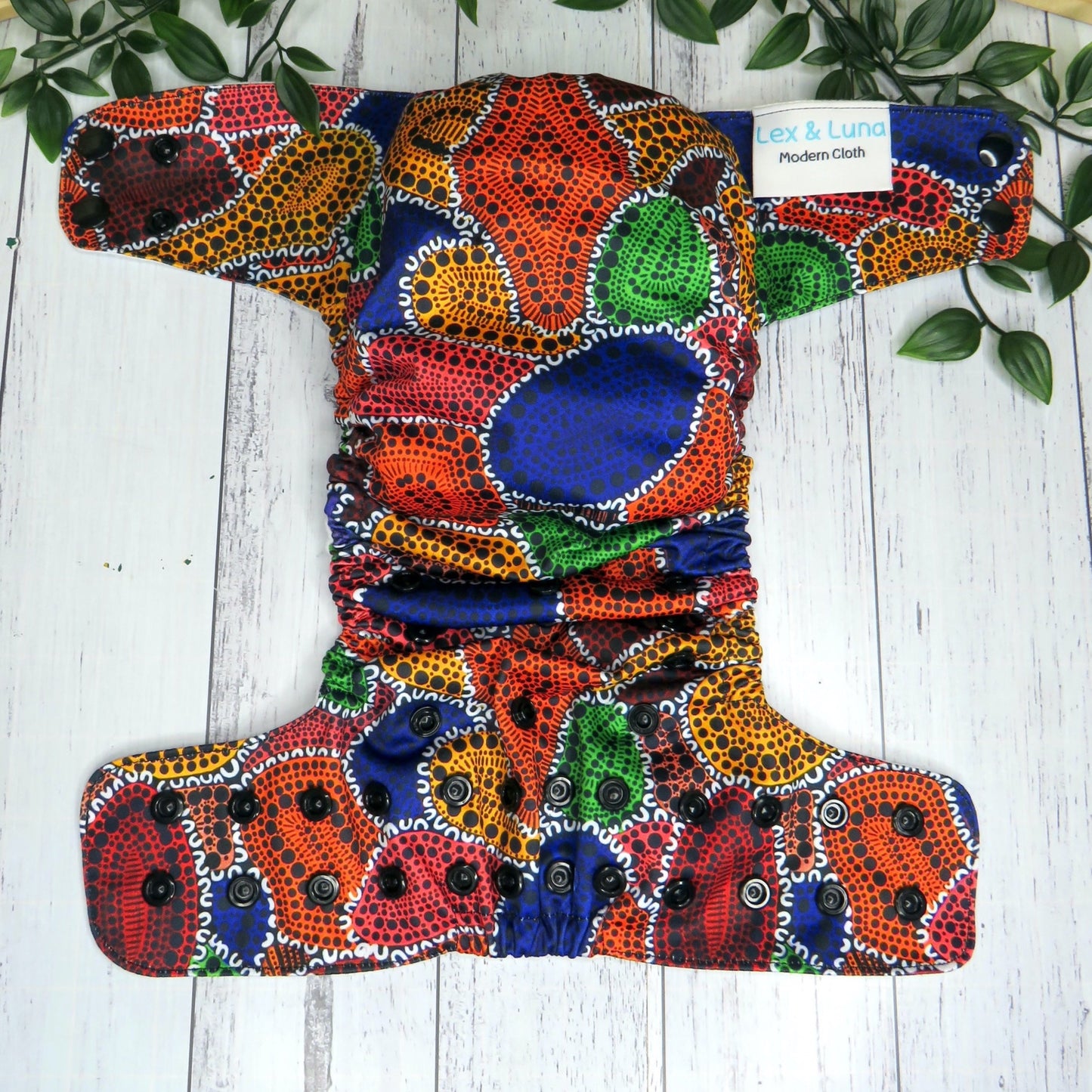 School Days - Double Row Cloth Nappy