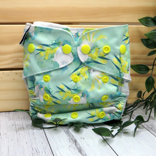 For Wattle - Single Row Cloth Nappy