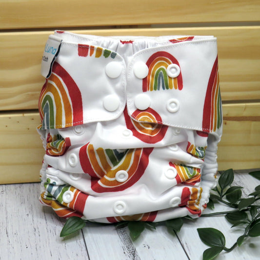 Rainbow of Hope - Double Row Cloth Nappy